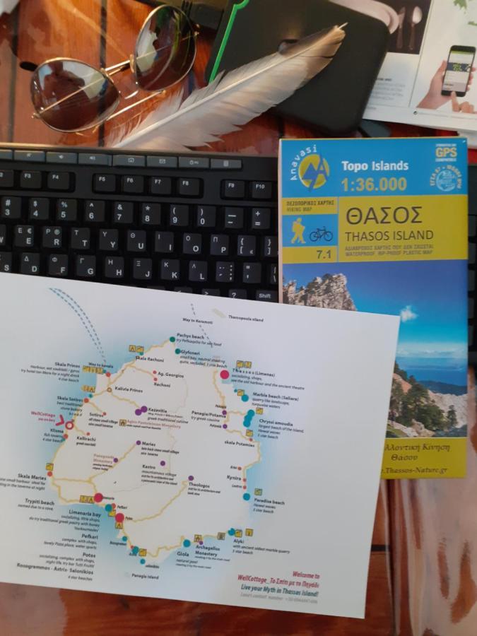 Το Σπίτι Με Το Πηγάδι - Wellcottage Thassos สกาลา กัลลีราคิส ภายนอก รูปภาพ